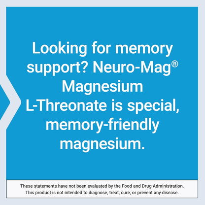 Neuro-Mag Magnesium L-Threonate Capsules – Memory & Brain Support