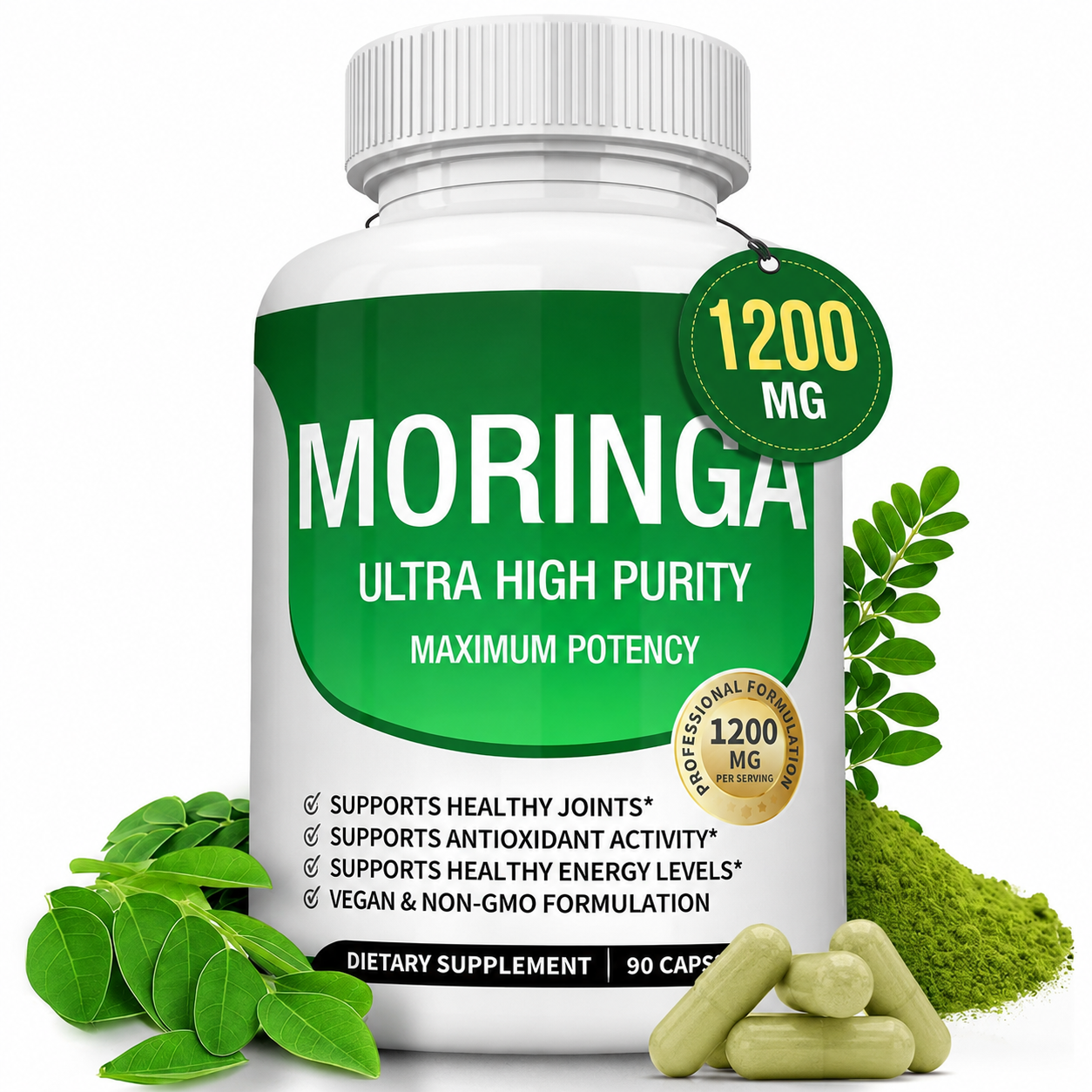 Moringa Superfood Capsules 1200mg