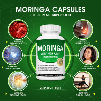 Moringa Superfood Capsules 1200mg