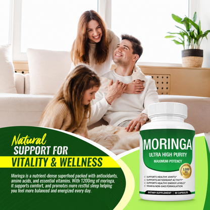 Moringa Superfood Capsules 1200mg