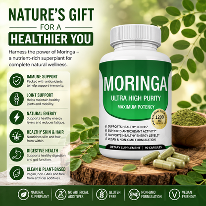 Moringa Superfood Capsules 1200mg