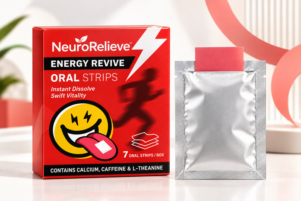 Energy Strips | Caffeine + L-Theanine Oral Strips