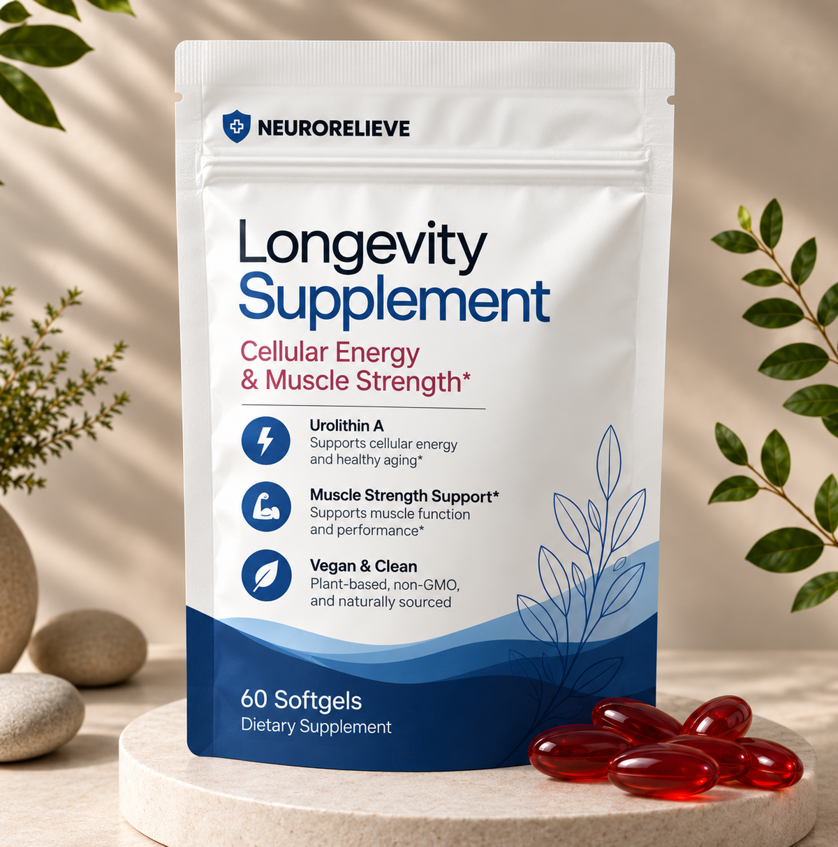 Longevity Supplement | Urolithin A Softgels