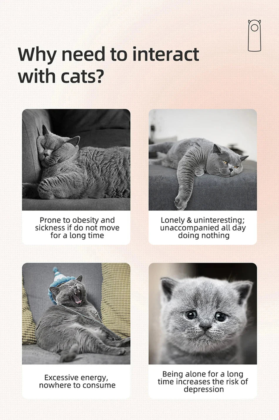 Automatic Laser Cat Toy for Indoor Cats
