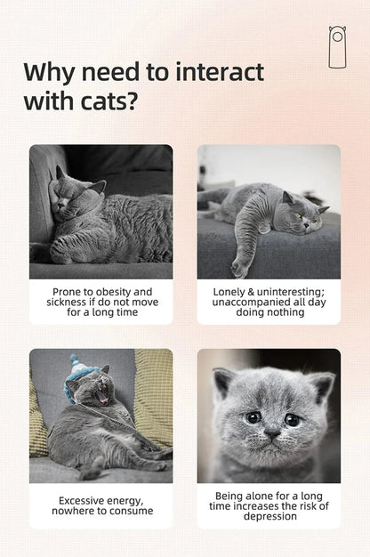 Automatic Laser Cat Toy for Indoor Cats
