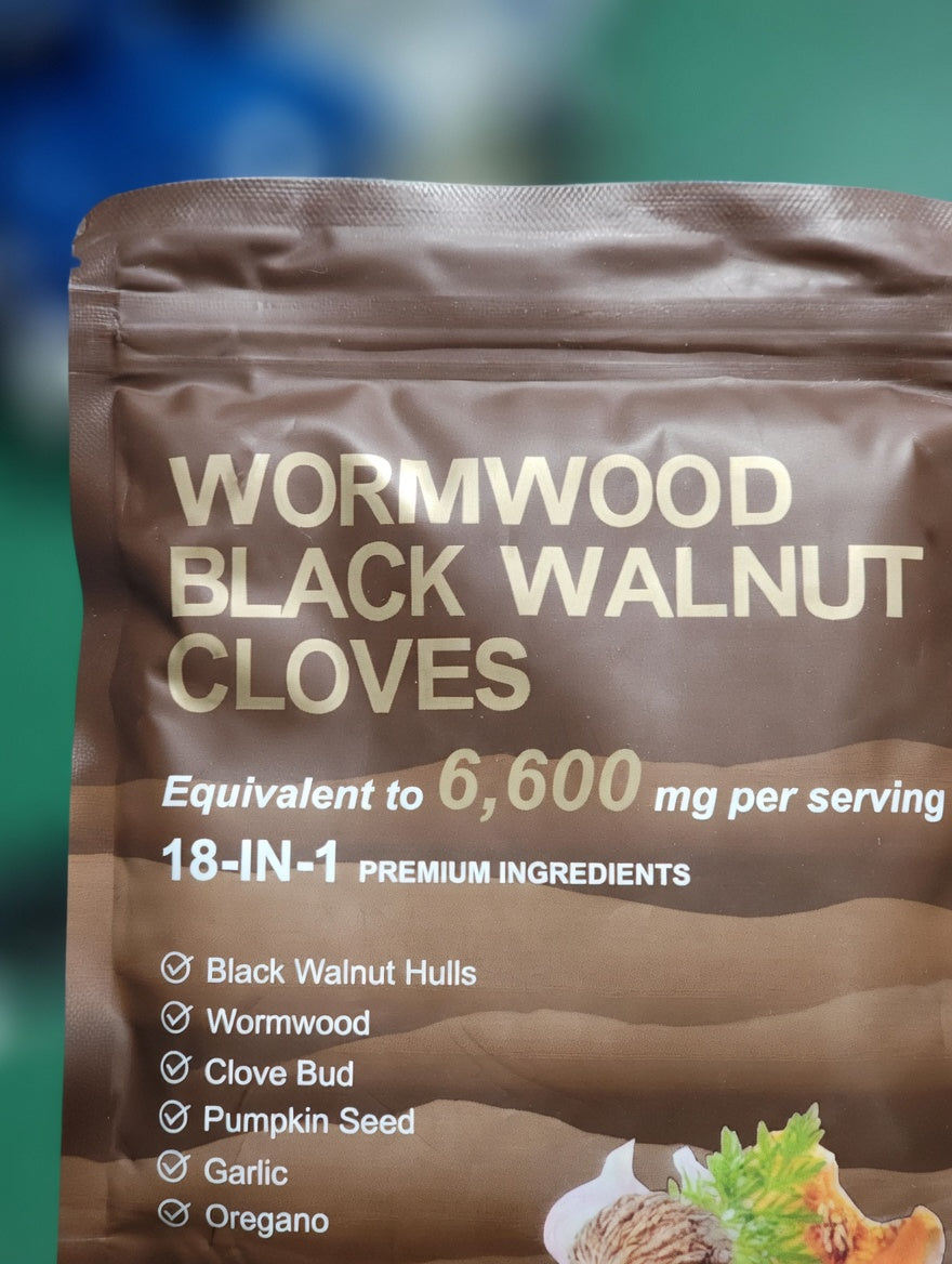 Wormwood Black Walnut Cloves Softgels – 18-in-1 Herbal Blend