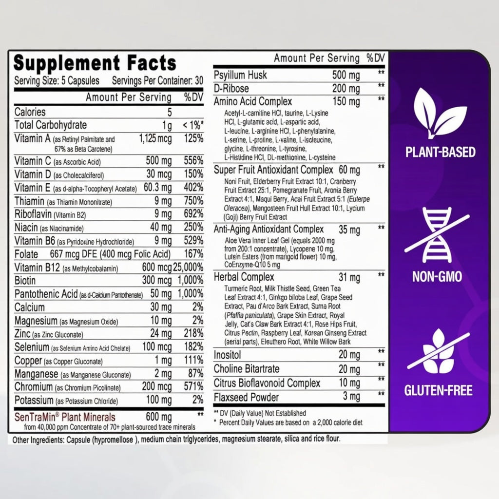 Immuno 150 Plant-Based Multivitamin