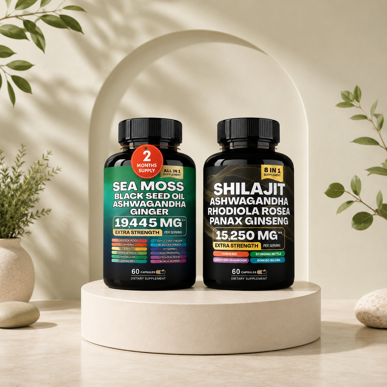 Shilajit & Sea Moss Bundle