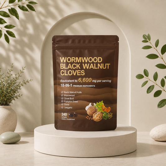 Wormwood Black Walnut Cloves Softgels – 18-in-1 Herbal Blend